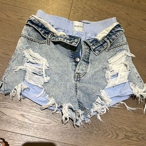 Alexander Wang denim shorts
